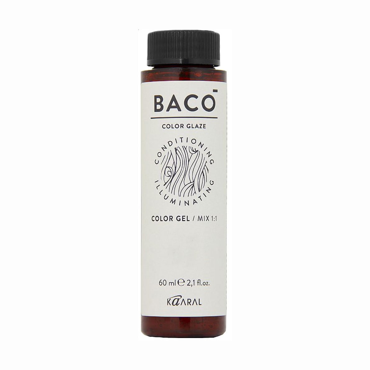 Напівперманентна фарба для волосся Kaaral Baco Color Glaze 6.66 Темний блондин інтенсивно-червоний, 60 мл